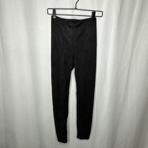 Lysse Black Sueded High‎ Rise Leggings